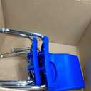Childrens Factory MyPosture Plus 8" Chair, Blue with Chrome Legs, 2 Pack, Stackable Ergonomic Seating Solution for Classrooms and Homeschools