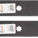Rotary Copperhead Mulching Mower Blades Fit John Deere Models D100 LA100 Replaces OEM GX22151 GY20850 For 42 Inch Deck (pack of 2)