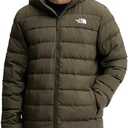 The North Face Men's Aconcagua 3 Hooded Jacket - Insulated Winter Coat, Wind & Water Resistant, Durable Attached Hood, New Taupe Green, Large