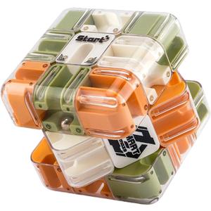 Labyrinth 3D Puzzles Maze Cube - 3D Maze Magic Rubik Cube & Ball, Spatial Awareness Brain Training Toy, High-Difficulty Brain Teaser Puzzle, Educational Focus Game Gift for Adults Teens (Classic)