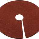 Fasmov 3 Pack Rubber Mulch Ring Tree Protector Mat Tree Protection Weed Mats, Heavy Duty Rubber, 24 inch (EXP 12/31/56)