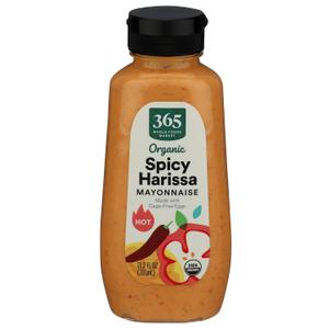 Whole Foods Market, Organic Spicy Harissa Mayonnaise, 11.2 Ounce (EXP 09/15/26)