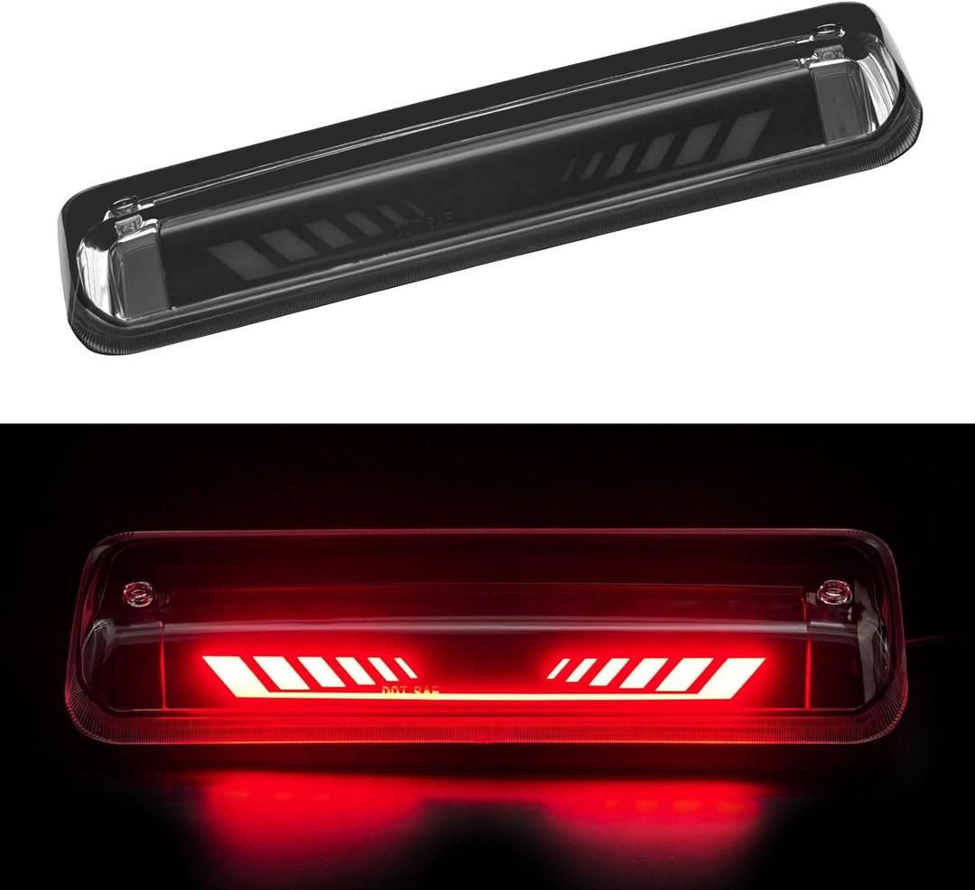 Third 3rd Brake Light LED for 2004-2008 Ford F150, High Mount Rear Brake Lights Assembly for 04-08 F-150, Waterproof Center Cab Cargo Lamp Stop Light