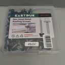 50-Pack #10 x 3/4 Hex Head Self-Drilling Metal Roofing Screws with EPDM Washer, Black Coated Wood Screws, Self Tapping Sheet Metal Roof Screws (Diamond Point)