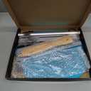 Pizza Peel Aluminum Pizza Spatula, Mooues 12 inch Metal Pizza Paddle(12"x 14")with Rocker Cutter Foldable Wood Handle, [Storage bag included], for Family Pizza Oven Baking Pizza, Dough, Bread & Pastry