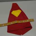 Dog Costume Cape Cosplay Set Red Pet Halloween Cosplay with Soft Collar and Tag Pet Costume for for Dogs or Cats for Halloween and Parties for 13.4-15'', Small