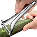Stainless Steel Vegetable Peeler with a Flat Blade for Smooth, Jam-free Peeling and Reliable Performance.