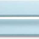 2 Pcs Adjustable Memory Foam Pillow Soft Ultra Thin Height 1.2'' Insert for Pillow for Neck Pain Relief, Slim Flat Memory Foam Layer for Neck Support for Back, Side and Stomach Sleeper (Blue)