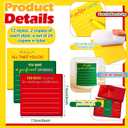 Yinder 24 Pcs Employee Appreciation Sticky Notes Thank You Gifts Bulk Note Pads Gift Mini Pocket Inspirational Notepads for Teacher Coworker Office Supply 3 x 3'' (Appreciation,Xmas)