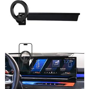 PZK Car Phone Mount for BMW X5 X6 2024 2025 2026 & BMW X7 2023-2026 Accessories Custom 14.9-inch Screen 360 Rotation Compatible with MagSafe Car Phone Holder with Storage Box Not Affect Air Vent