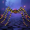 Amazon.com: 5.5FT Giant Spider Halloween Decorations with 100 LED, Plug-in Pre-Lit Light Up Scary Spider Halloween Decorations, Large Spider Decorations for Outdoor, Yard, Lawn, Exterior Walls : Patio, Lawn & Garden