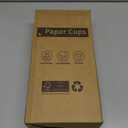 RACETOP 12 oz 50 pack Disposable Paper Coffee Cups with Lids and Sleeves