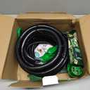 RVGUARD 50 Amp 25 Foot RV/EV Extension Cord, NEMA 14-50P/R Heavy Duty Extension Cord with LED Power Indicator and Cord Organizer, Green, ETL Listed