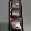 6 Pack Hard PC Case with Tempered Glass Screen Protector 44mm for Apple Watch SE 3/SE(2nd) Series 6/SE/5/4,Rontion Ultra-Thin Scratch Resistant Full Protective Bumper Cover for iWatch 44mm Accessorie (Black+Blue+Starlight+Silver+Red+Gold)