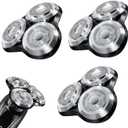 New Upgrade SH90 Replacement Shaver Heads Compatible with Philips Norelco Series 9000 (S9000) Shavers Replacement Heads (SILVER(3pcs))