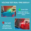 2 x Upgraded Automotive Test Light 3-48V DC Digital LED Circuit Tester, Heavy Duty Light Tester with Voltmeter & Dual Color Polarity Indicate Light, Auto Voltage Tester Electric Light Test Pen