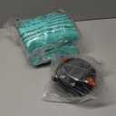 BABYGO Sensory Exercise Ball | Peanut Ball for Kids | Autism Therapy Calming Development Activities Motor Skills | Exercise Book & Pump Included 45CM,Blue|Orange