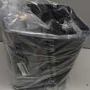 UUJOLY Plastic Small Trash Can Wastebasket, Garbage Container Basket for Bathrooms, Laundry Room, Kitchens, Offices, Kids Rooms, Dorms, 3.5 Gallon, Black