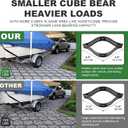 Gravel Grid 8.9x17.5 FT with 15Pcs Landscape Staples, 2'' Thick Geogrid Ground Grid 2200 lbs per Sq Ft Erosion Control Geo Grid for Driveway, Walkway, Horse Paddock, Patio, Parking Lot, Slope