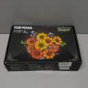 Flowers Sunflower Bouquet Building Set with Lights - 17 Flowers Botanical Collection Artificial Plant Sunflower Building Blocks Art Home Decor Valentines Gifts for Adults Women Girl (1011PCS)