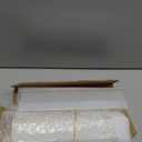 12 Pack 10"W x 2"H Acrylic Office Name Plates Name Labels for Desks, Horizontal Slant Back Clear Desk Sign Holder for Table Display