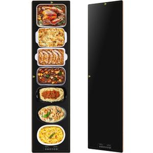 Electric Warming Trays for Buffets Party - 55x14 Inch Food Warmers, Buffet Servers and Warmers - Extra Large Hot Plate with Fast Heating & Adjustable Temp for Restaurants, Events