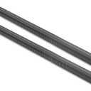 Pair of 110 lbs Heavy Duty Garage Door Extension Springs Stretch Spring,High Precision Electrophoresis Black Coated for Corrosion Resistance,MIN 18000 Cycles for 7ft Garage Door Springs Replacement