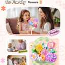 Paper Flowers for Crafts, Arts and Crafts for Kids Ages 8-12, Paper Flowers Science Kits, DIY Color Changing Flower Educational STEAM Toys, Christmas Birthday Gifts for Girls Age 5 6 7 8 9 10 11 12