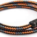 Wind Passion Durable Rope Cord Cuff Bracelet with Magnetic Clasp for Men Women