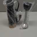 Bonsenkitchen Hand Blender, Immersion Blender with 2 Mixing Speed, Electric Handheld Mixer Portable Stick Mixer with Stainless Steel Blades for Soup, Smoothie, Puree, Baby Food