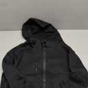 LOFAAC Women Fleece Full Zip Up Cropped Hoodie Sweatshirt 90s Long Sleeve Drawstring Hooded Crop Jacket Top with Pockets, M