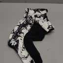 Fleece Dog Coat for Small Medium Dog,Pullover Pajamas Jumpsuit Bodysuit Puppy Coats with Legs, Pet Windproof Warm Cold Weather Jacket Full Body Vest Cozy Snowsuit Outfit Clothes (White, S)