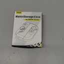 JEMDO Joycon Storage Case for Nintendo Switch 2, Slim Hard Shell Carrying Case with 3 Game Card Slots & Wrist Strap, Shockproof Scratch Resistant Protective Box, Lightweight Portable for Travel (Black)