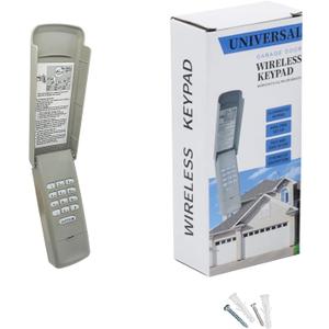 Wireless Garage Door Opener Universal Keypad Remote Compatible with Liftmaster Chamberlain Craftsman Garage Door Openers Produced Since 1993, Replaces for 877Max 878Max 376Lm 377Lm 977Lm 877Lm, etc.