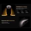 ATK Dragonfly A9 Ultra Max Wireless Gaming Mouse, PAW3395 Ultra Sensor, DPI up to 30,000, 55g Lightweight, 8K Polling, 800 Hr Battery Life, 5 Programmable Buttons, Dual-Mode 2.4G/Wired - White