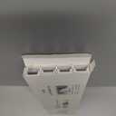 Delamu 56.7in Cord Hider, Cord Covers for 1-2 Wires on Wall, One-Cord Cable Hider, Easy Install Wire Hider Wire Covers for Cords on Wall, Cable Cover Raceway to Hide Wires Along Wall, W0.59 H0.4in (White)