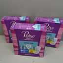 Poise Ultra Thin Incontinence & Postpartum Pads with Wings for Bladder Leaks, 5 Drop Maximum Absorbency, Long Length, 34 Count, Packaging May Vary