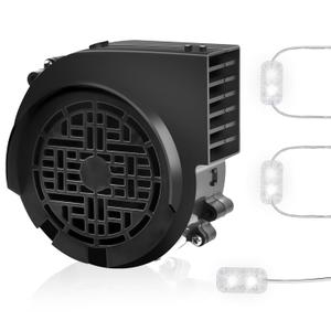 12V 0.8A Inflatable Motor for 3.5-6FT Christmas Halloween Inflatables with 1.5A Adapter 3 LED Light Fans Outdoor Replacement Blow Up Air Blower Fan Parts for Blow Up Yard Decorations