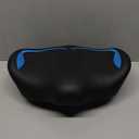 CDYWD Noseless Oversized Bike Seat for Men Women Comfort, Extra Wide Padded Bicycle Seat Cushion, Large Comfortable Bike Saddle for Peloton, Stationary Exercise Bike, Beach Cruiser, City Bike, Ebike (Blue)