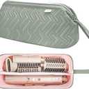 Leudes Hair Tools Travel Bag for Shark Flexstyle Carrying Case Portable Shark Hair Air Wrap Dryer Case Waterproof Dustproof Flat Curling Iron Travel Organizer (Sage Green) (467.17 cubic inches)