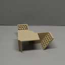 Hermit Crab Underground Tunnel Cave Corner | Hermit Crab Climbing Tank Decor Hide Hideout | Enrichment Habitat Hideaway Decoration Accessories Supplies Toys Ornaments (Earth Brown)