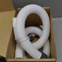 1.5" Pool Hose For Intex Filter Pump,1.5 Inch Pool Hoses For Above Ground Pools,29060e Pool Filter Hose For Coleman Intex Sand Filter Pumps & Saltwater Systems 59" Long (2 Pack), White