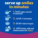 Kraft Mac & Cheese, 1 Box, for Easy Dinner or Dinner Sides, Three Cheese with Mini-Shell Pasta, No Artificial Flavors, Preservatives or Dyes, 7.25 oz