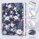 2 x Academic Planner 2026-2027, Weekly and Monthly Agenda Planner, Daily Calendar Planning Notebook (July 2026 - June 2027), School Teacher Student Supplies, Blue Flower