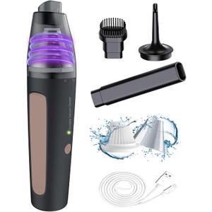 OMO Handheld Vacuum, 22000PA Portable Cordless Car Vacuum Cleaner, Suction and Blow 2 in 1 Dust Removal Vacuum Cleaner for Car, Home, Office, Pet. Black