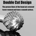 Tungsten Carbide Rotary Burr Set for Dremel, 10PCS Carbide Double Cut Carving Burr Bits with 1/8 Shank Rotary Tool Accessories for Woodworking, Engraving, Drilling, Steel Metal Working