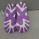 BODATU Girls Summer Outdoor Beach Sports Closed-Toe Sandals Blue/Purple, 13 Little Kid