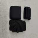 BENEUNDER Travel Neck Pillow for Airplane, Inflatable Compact 360Head Support Pillow, Comfortable Breathable Cover for Travel, Train,Car with Storage Bag, Black