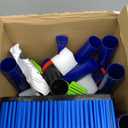 Axe Throwing Target Game for Backyard with 8 Throwing Axes Set,Indoor &Outdoor Activities for Kids,Hunting Games for Family, Birthday Gift for Boys Girl, Carnival Games (Blue)