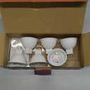 MR16 LED Bulbs Dimmable, 50W Halogen Replacement, 2700K Cozy Warm White, GU5.3 Bipin Base, 5W 12V Low Voltage Landscape Recessed Lighting Bulbs, 6-Pack